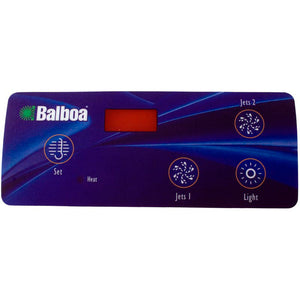 Balboa Water 10418 Overlay, Duplex Digital, 2 Jet/Light, LED