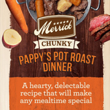 Merrick Grain Free Chunky Pappy's Pot Roast Wet Dog Food, 12.7 oz. 1 Can