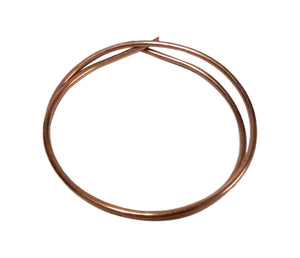 2' FT of  8 AWG Solid Soft Copper Wire 1/8" for Arts & Crafts Customize Jewelry