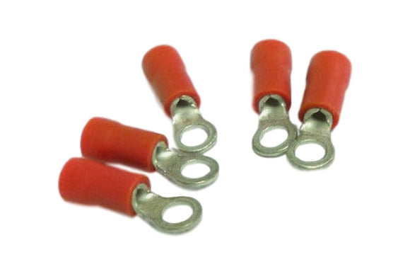 Parts Master 80120-1 Vinyl Ring Terminals 22-18 Gauge #6 Stud 80120 (5 pcs)