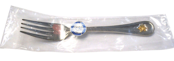 Towle EP Silversmiths Anheuser -Busch Logo Salad Fork Collectible Rare Flatware