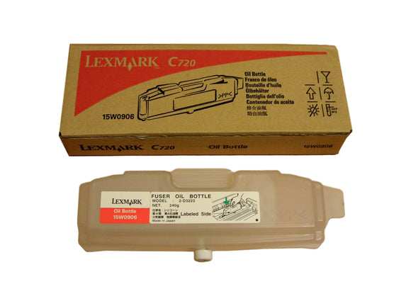 Lexmark 15W0906 C720 Laser Maint. Toner Oil, Works for X720 Color MFP, X720MFP