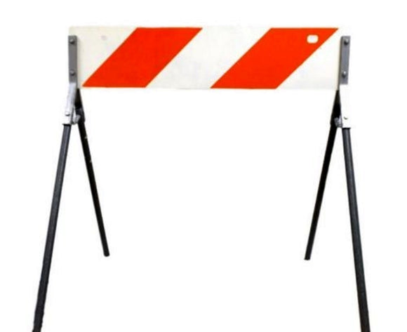 Portable A-Frame Metal Traffic Barricade 36