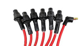 V6 cyl Red Custom Tailored Spark Plug Wire Set 7.5mm 37" 34" 30" 23" 19" 17" 5"