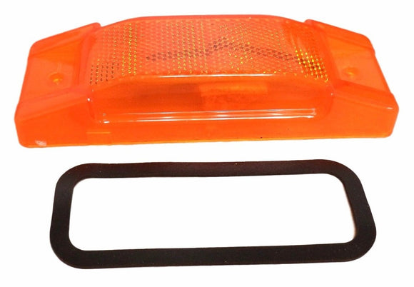 Signal Stat Lighting 02892 9040A Orange Replacement Marker Lens DOT-AP2 PC-91