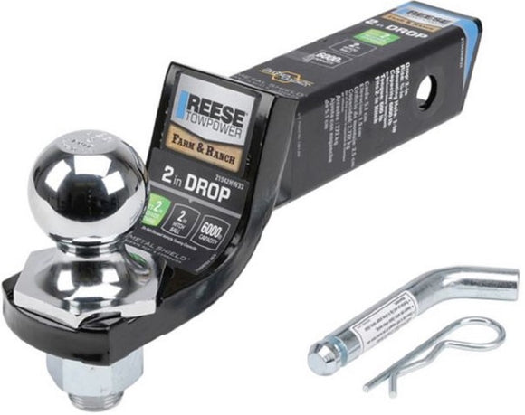 Reese Towpower 21542HW33 Towing Starter Kit InterLock Ball Mount Hitch Ball