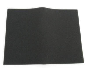 UNI Filter BF-4 Foam Filter Sheet - 60 PPI Black Fine Foa 12 "X 16" X 3/8"