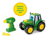 John Deere 46655TSC2 Build-A-Johnny Tractor Toy with Drill and Bit, Green