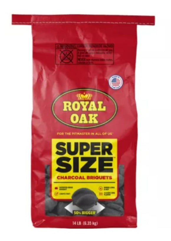 Royal Oak TBD118-10 Super Size Charcoal Briquets 14 lb. Bag