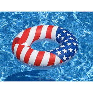 Swimline 90196SL 36" Americana Graphic Print Floating Tube