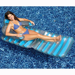 Swimline 9040SL 74" Reflective Folding Lounger Chair