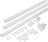 Commercial Electric A50-4WK Round Cord Channel Kit 1/2 White