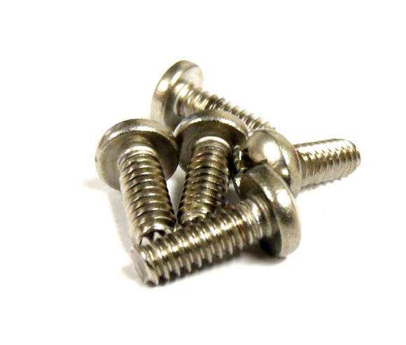 Lot of 5 Philip Round Head Screws Flat Tip for Sheet Metal Screw 3/8