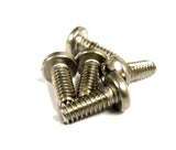 Lot of 5 Philip Round Head Screws Flat Tip for Sheet Metal Screw 3/8" Projects