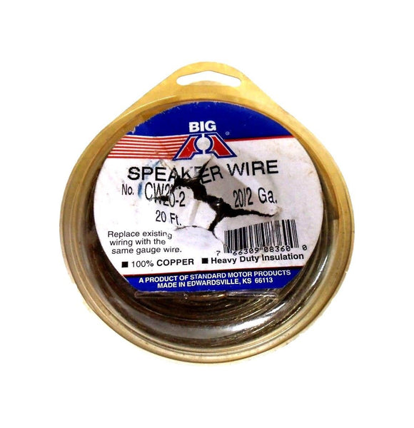 Standard Handy Pak CW20-2 CW202 Heavy Duty Insulation Speaker Wire 20/2 Ga 20Ft.