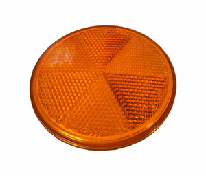 Stratolite NO. 38-S S.A.E.- A 3/4" RV Trailer Reflector Peel & Stick - Orange