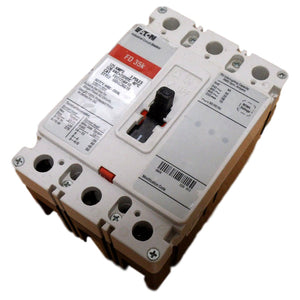 Eaton Cutler Hammer 125A CIRCUIT BREAKER FD35K FD3125BP10 6604C36G19 (Damaged)