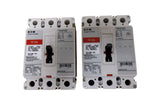 Lot of (2) Eaton Cutler Hammer 125A CIRCUIT BREAKER FD35K FD3125BP10 6604C36G19