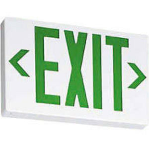 Lithonia Lighting 210LCM EXG LED EL M6 Thermoplastic LED Exit Signs Brand New!