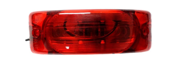 Grote 45462 Red Plastic Light  Two-Bulb Turtleback Marker Lamp Brand New