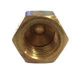 Big A Service Line 3-147300 3147300 Hydraulic Brass Dome Nut 3/16