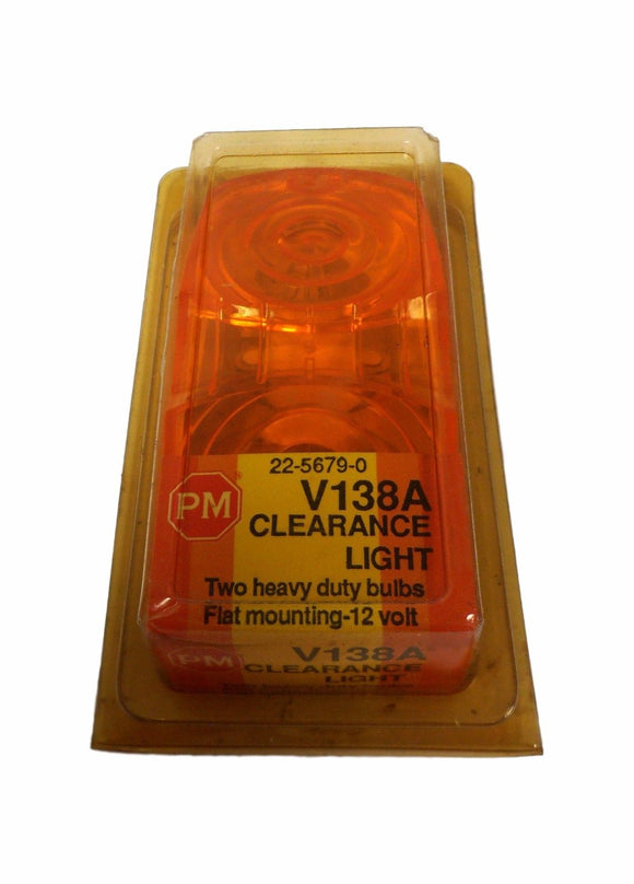 Peterson Clearance Light V138A 22-5679-0 Amber  Free Shipping! Brand New