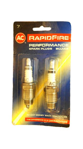 AC 7 RapidFire Performance Spark Plugs Set of Two (2) 7-25171351 7B2 25171351