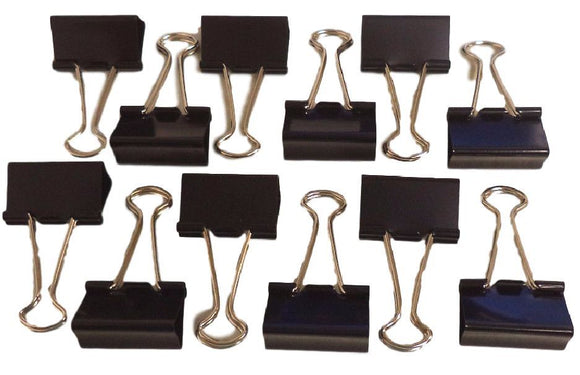 Legacy LGY 60413 Medium Binder Clips Size 1-1/4