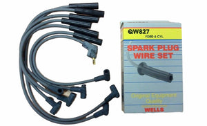 Wells QW827 Spark Plug Wire Set 6 cylinder Mercury Ford 1977-1986 2X1295 NEW