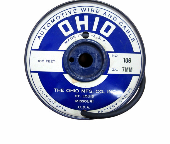 Genuine Ohio Automotive Brand 106 7MM Radio Suppression Cable Approx 80Ft