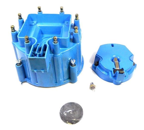 CR-336-B Distributor & Rotor Set- Blue for GM 8 Cylinder (Minor Discoloration)