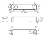 Seiko Instruments SSP-T7-F  32.768KHZ 9pF Semi-Conductor works with Cell Phones