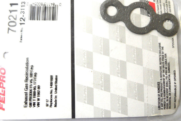 Felpro 70211 EGR Valve Gasket