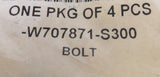 Genuine OEM Ford W707871-S300 Auto Trans. Pump Bolt (qty.4) BRAND NEW!!!