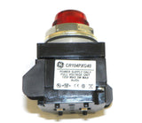 General Electric CR104PLG88R Red Indicating Light Push Button STD 24V Input