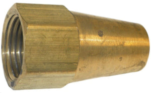 Big A Service Line 3-14180 Brass Long Nut 1/2"