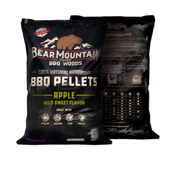 Bear Mountain FK12 BBQ Wood Pellets, Apple, 20 lb. Bag