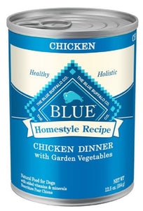 Blue Buffalo Adult Chicken w/ Vegetables Pate Wet Dog Food, 12.5 oz. 1 Can