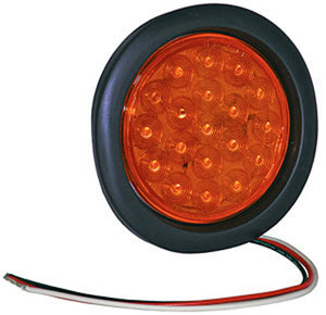 Buyers SL40AR 4" Round Amber Strobe Light