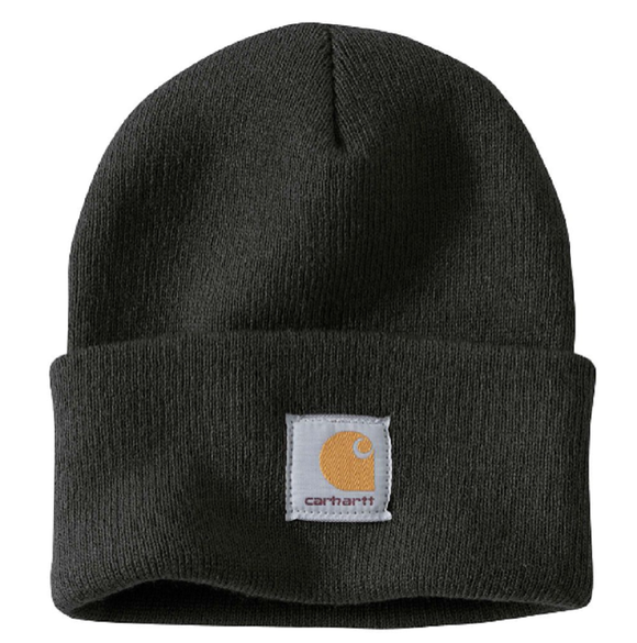 Carhartt A18BLK Men's Knit Cuffed Beanie- Black, One Size