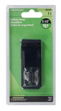 Hardware Essentials 851425  Fixed Staple Black Safety Hasp (3-1/2")