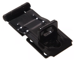 Hardware Essentials 851434 Black Safety Hasp with Swivel Staple (3-1/2")