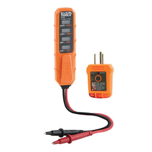 Klein Tools ET45VP Electrical Test Kit with Voltage and Receptacle Tester