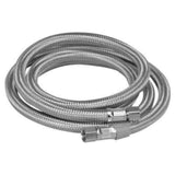 ProFlo PFX146207 Stainless Steel Ice Maker Hose 1/4" Comp x 1/4" Comp x 84"