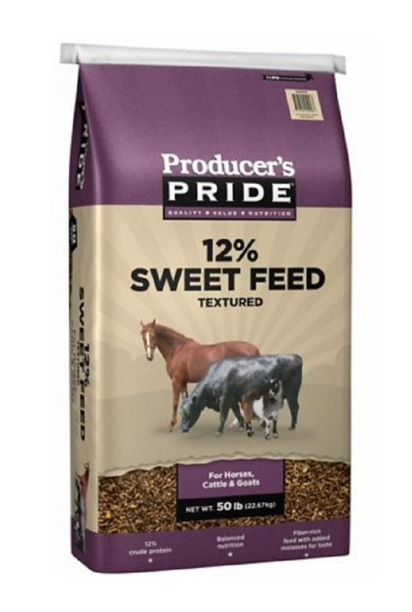 Producer's Pride 9771 Livestock Products 12% Sweet Feed in 50 Pounds Package