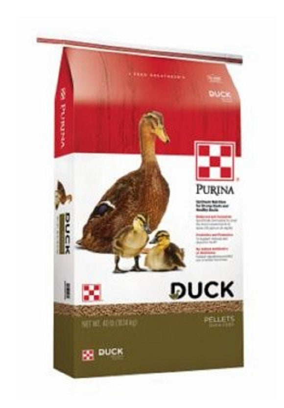 Purina 3004428-205 Livestock Food & Health Supplies 40 Pounds Pellet Duck Feed