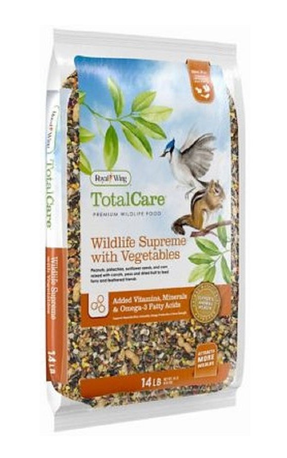 Royal Wing 13862 Total Care 14 lb. Wildlife Supreme w/ Vegetables Wildlife Food