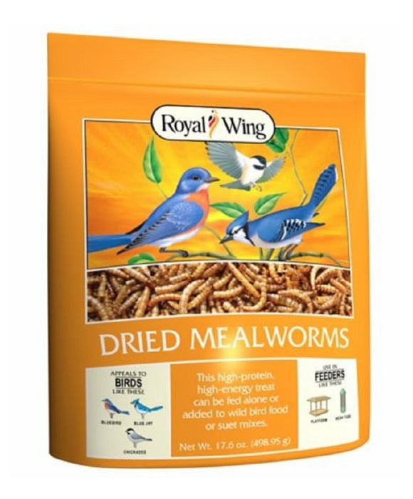 Royal Wing RW-17 Animals and Pet Supplies 1.1 Pounds Mealworms Wild Bird Food