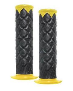 Diamond Spider SLT-Y/B Yellow with Black Diamonds 7/8" Grips