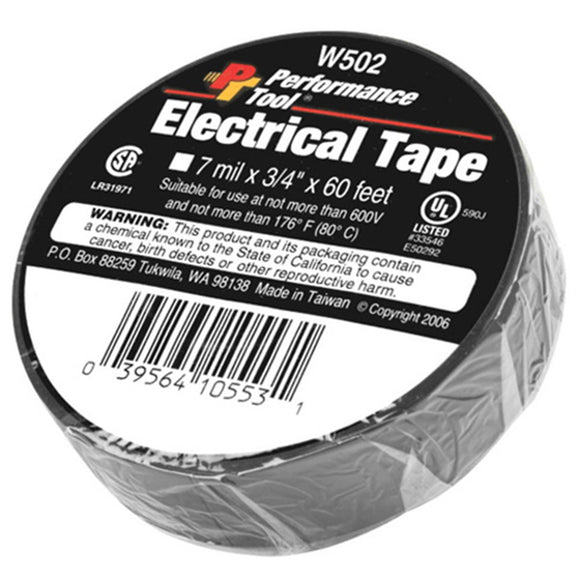 Performance Tool W502 Electrical Tape 3/4